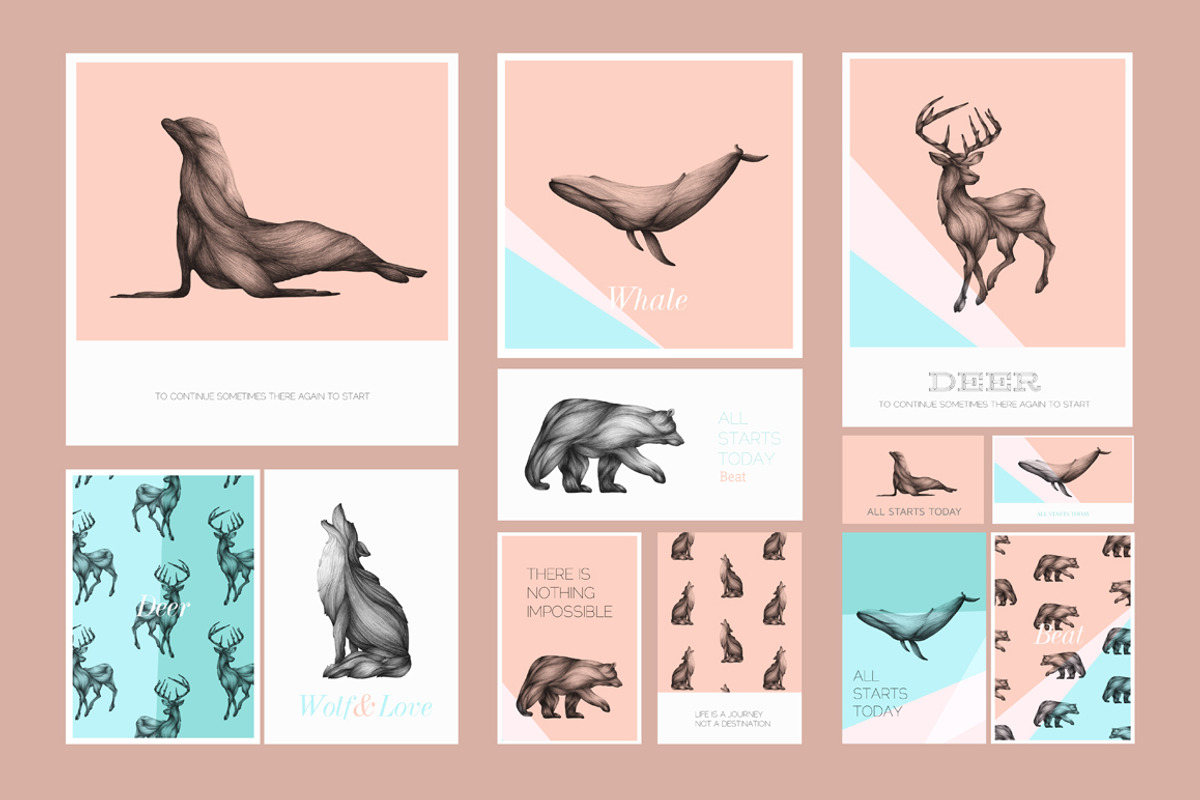 Illustration of animals 01, an Animal Illustration by Isbela  (Photo 5 of 5)