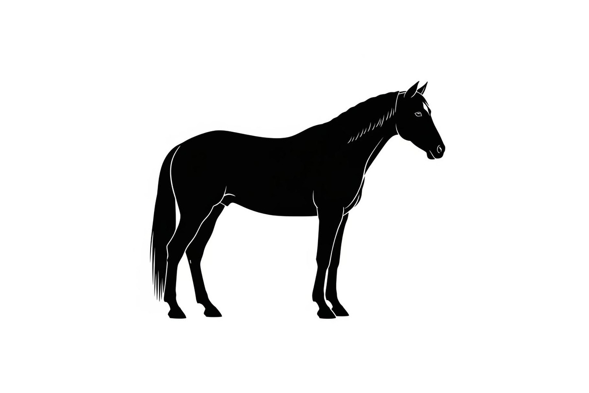 Black Horse Silhouette Bundle, an Illustration by jahid234 (Photo 15 of 31)