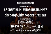 Fancy Disney - Vintage Sans Serif, a Sans Serif Font by Pian45 Studio (Thumbnail 9 of 10)