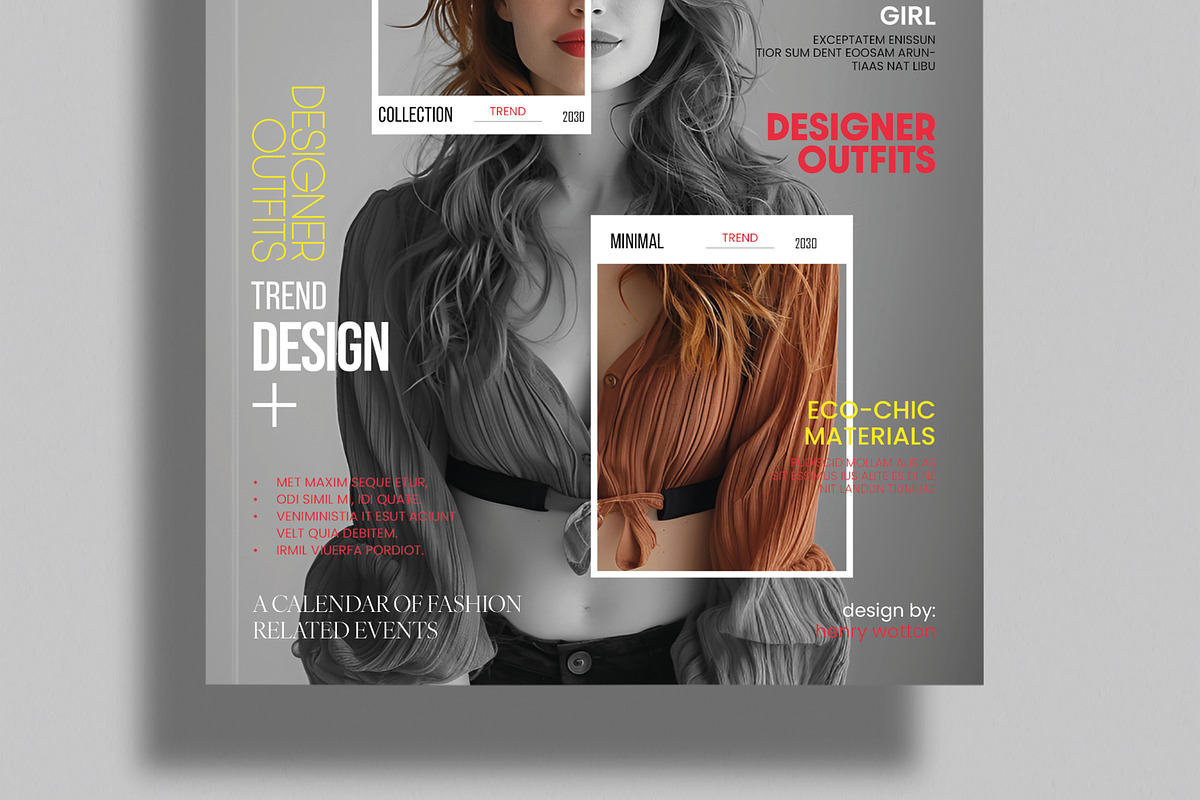 Magazine Cover Design Template preview 5