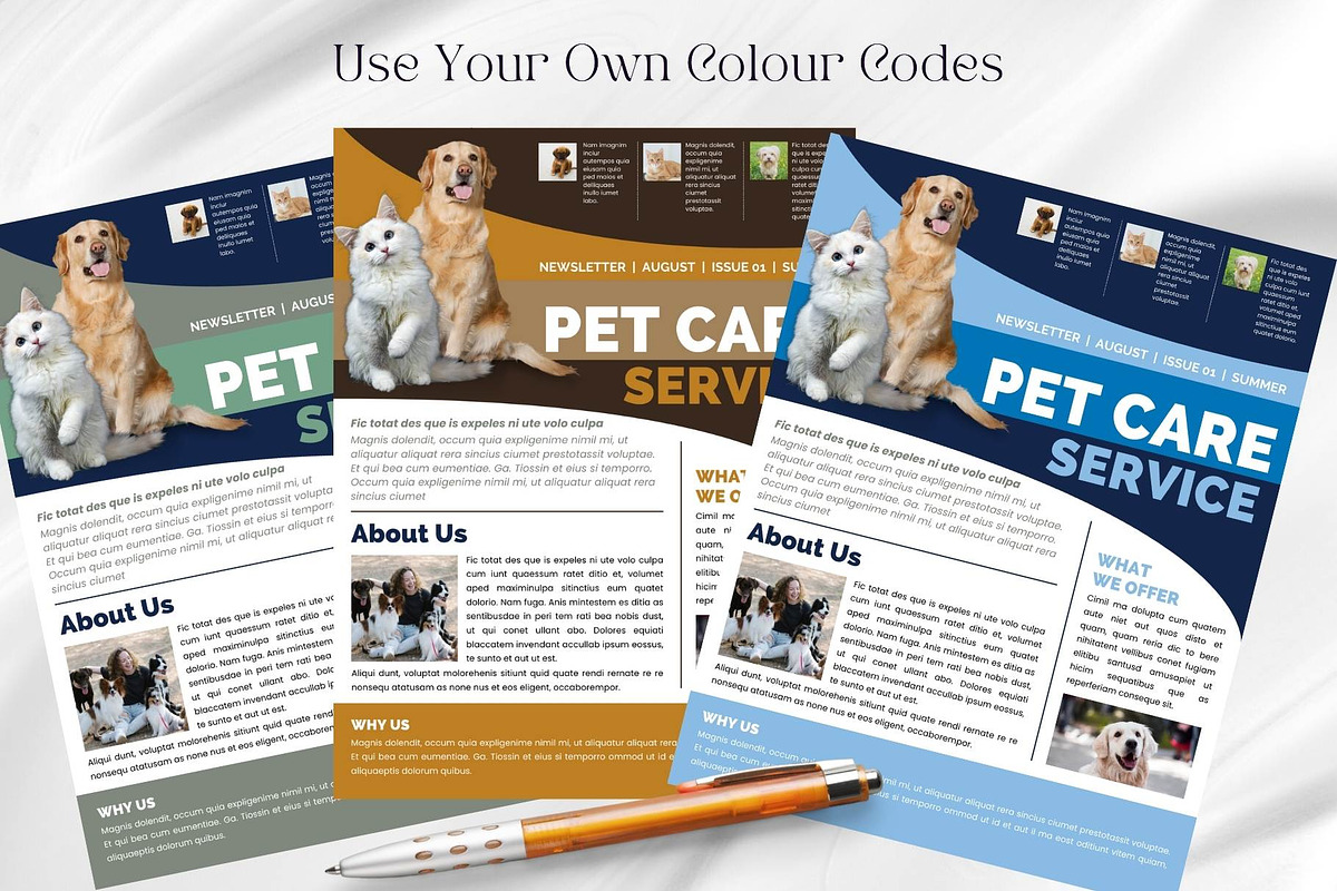 Canva Newsletter Template Pet Care, an Email Template by PixelCraft (Photo 5 of 15)