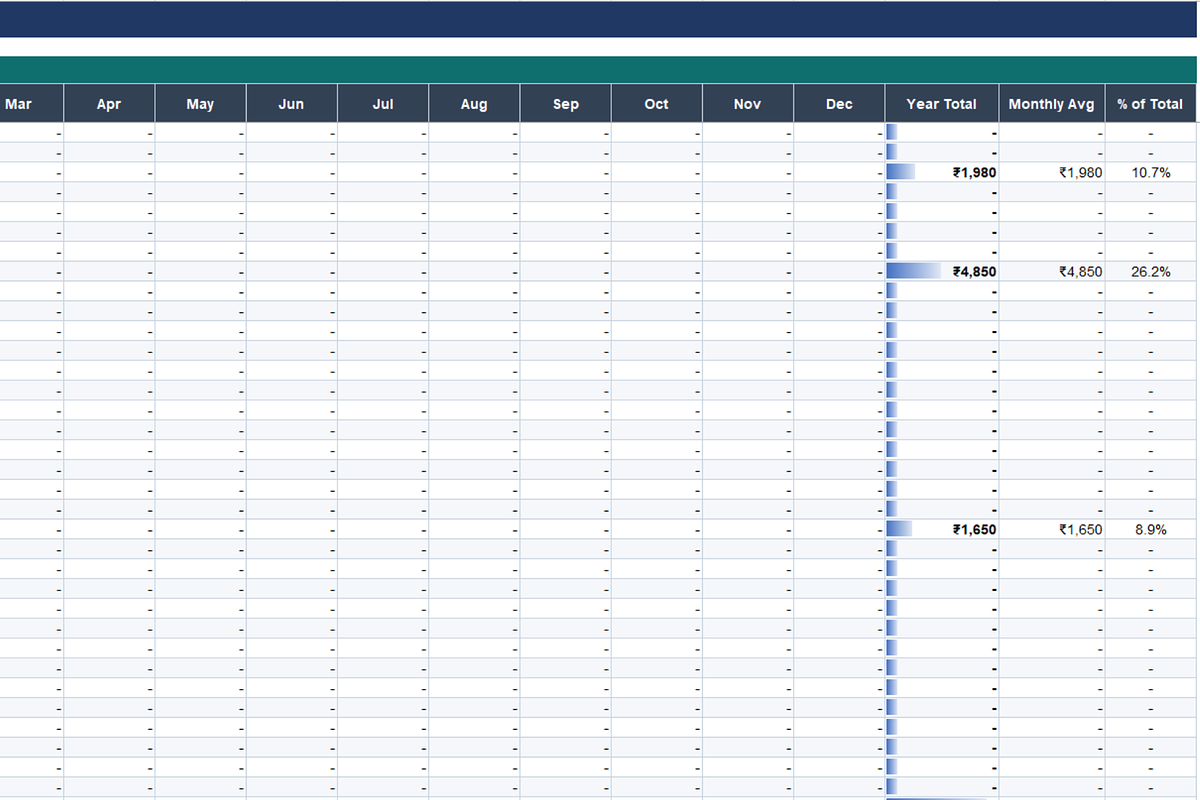 50-30-20 Monthly Budget Planner, an Email Template by Designbudy (Photo 3 of 5)