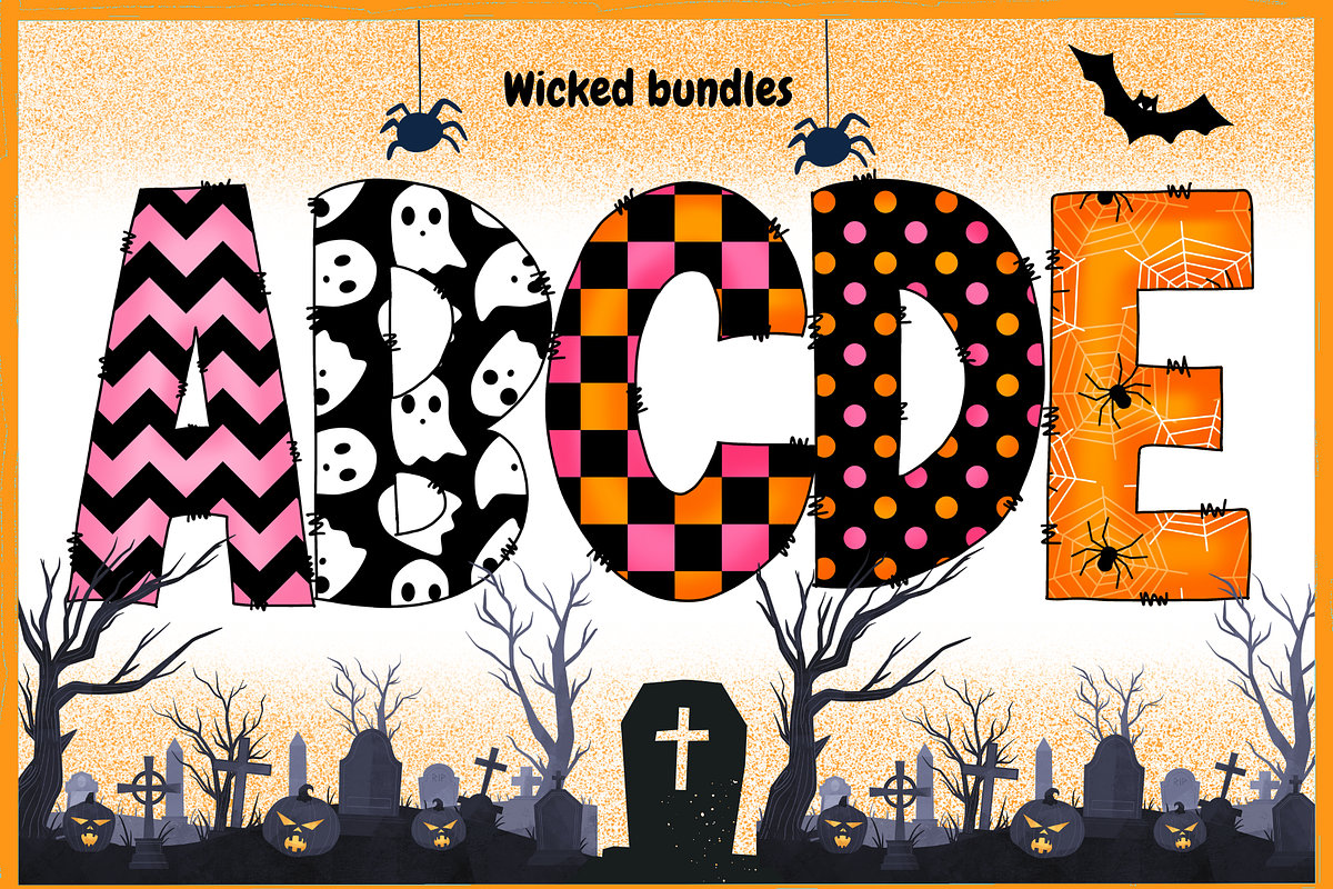 Wicked-PNG fonts, a Handwritten Font by It me digital art (Photo 1 of 9)