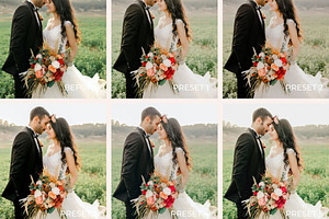 10 WEDDING FILM LIGHTROOM PRESETS