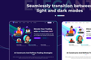 React Next NFT AI Website Template, a Websites & App Template by UInstrument (Thumbnail 3 of 5)