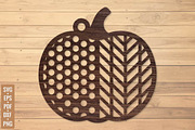 Pumpkin Door Hanger SVG Laser Cut, a Seasonal Illustration by DreamPrint404 (Thumbnail 2 of 3)