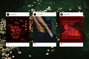 Dark Glamour Social Media Bundle, a Social Media Template by The Flossy Finch (Thumbnail 12 of 13)