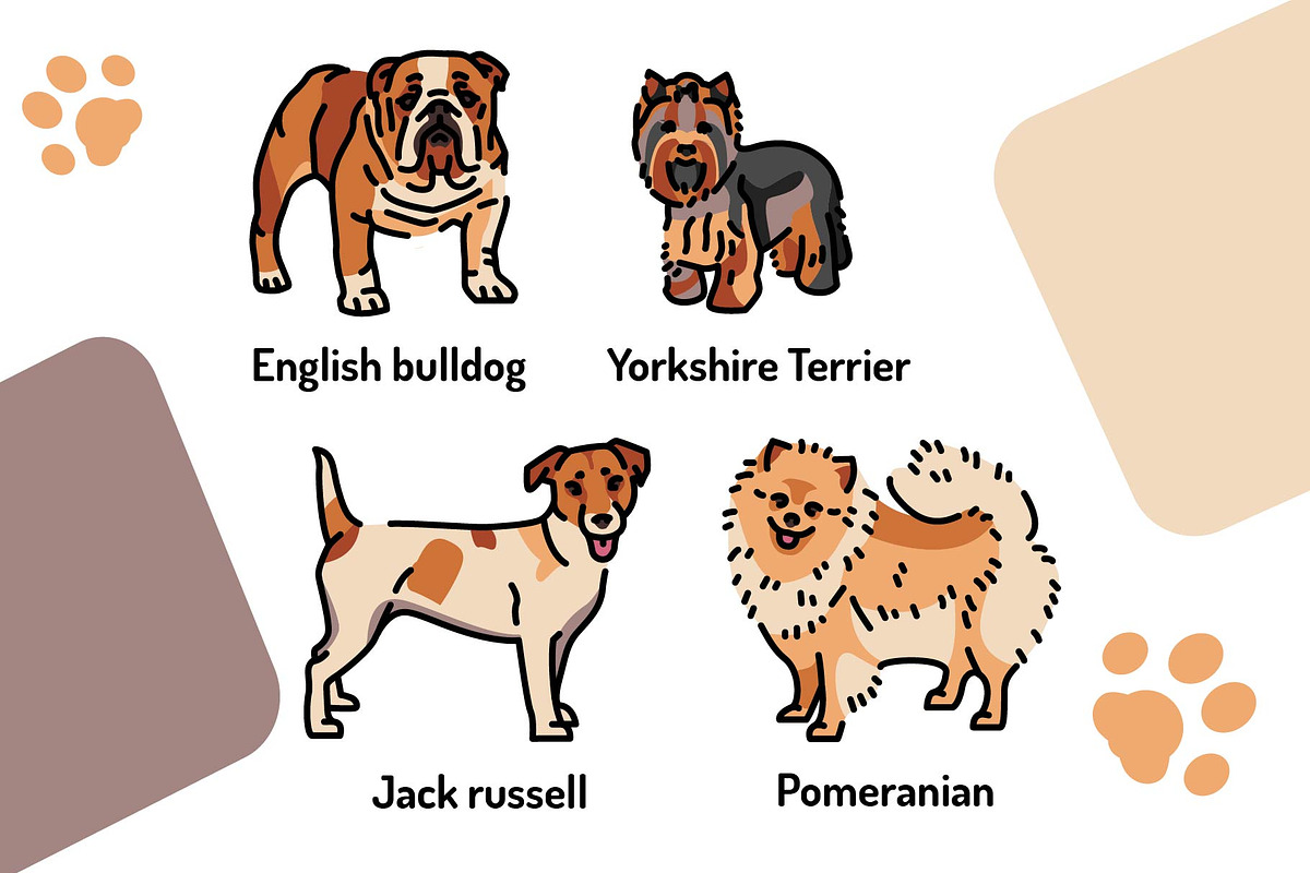 Breed dogs icons set, an Animal Illustration by Backwoods_studio (Photo 3 of 10)