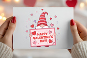Gnome Valentine Png, Valentine's Day, an Illustration by Canvas Craft (Thumbnail 5 of 7)