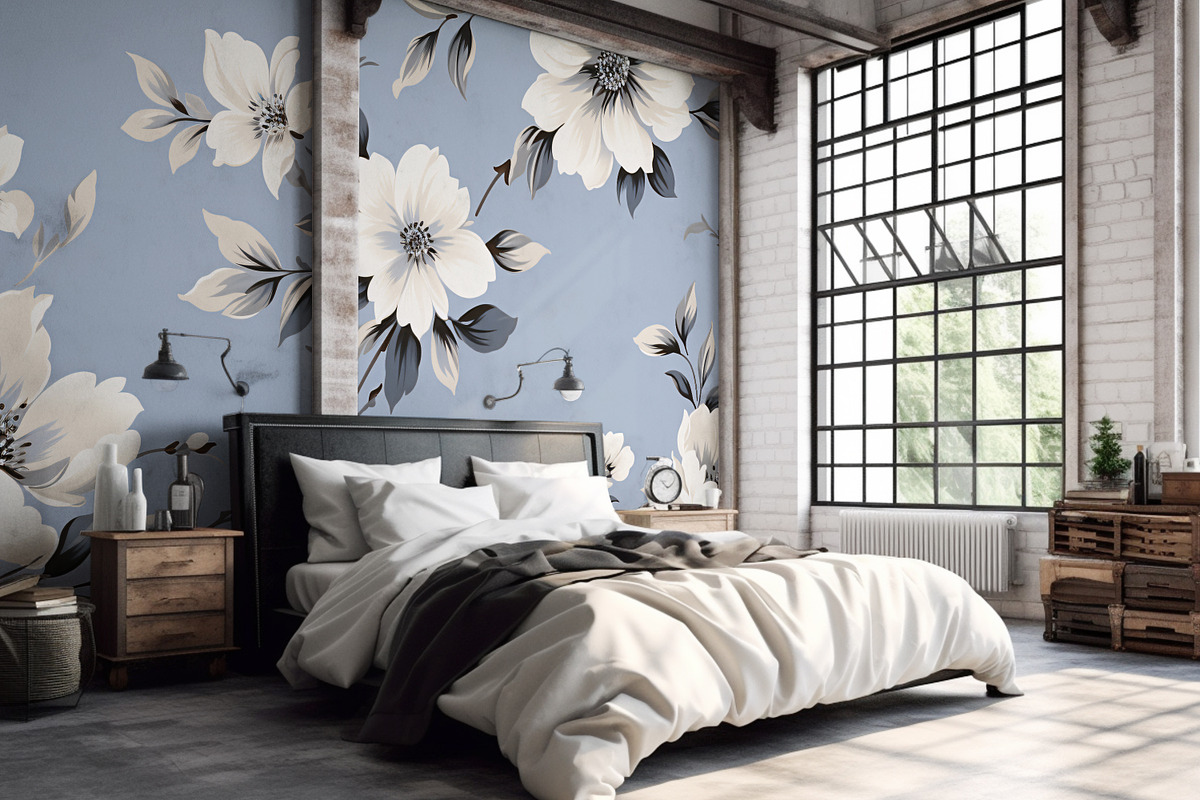 Baroque seamless hand drawn flowers, a Wallpaper Graphic by Muzi pear studio (Photo 6 of 12)
