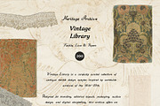VINTAGE LIBRARY Textile, Lace, Paper, an Object Graphic by Lana Elanor (Thumbnail 2 of 14)