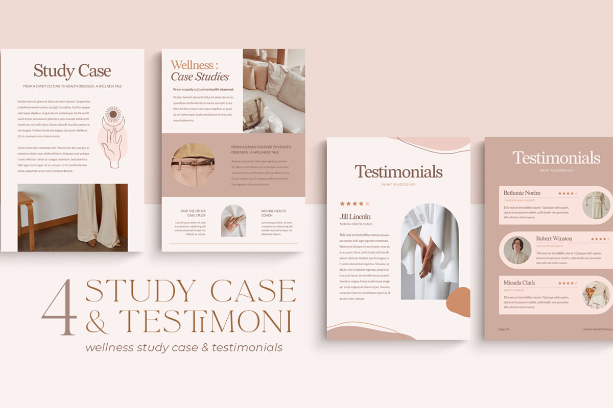 Wellness Workbook Creator | CANVA PS, a Magazine Template by Eviory (Photo 25 of 45)