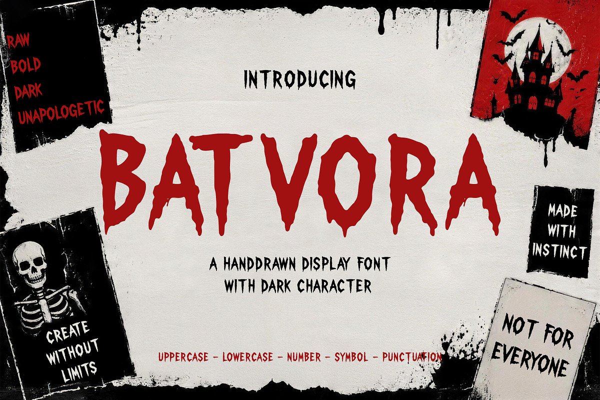 Batvora - Horror Display Font, a Handwritten Font by Pitchlook.Studio (Photo 2 of 4)