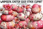 Whimsical Easter Eggs Stack Clipart, an Illustration by Designworld (Thumbnail 1 of 7)