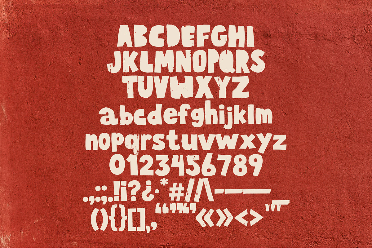 CARVE Rough Display Font, a Sans Serif Font by kavoon (Photo 10 of 12)