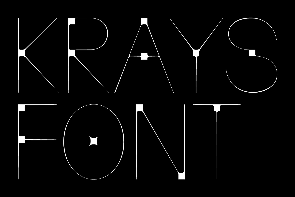 Krays — Extra Thin Accidental Font, a Serif Font by Viktor Pesotsky | Fonts (Photo 1 of 18)