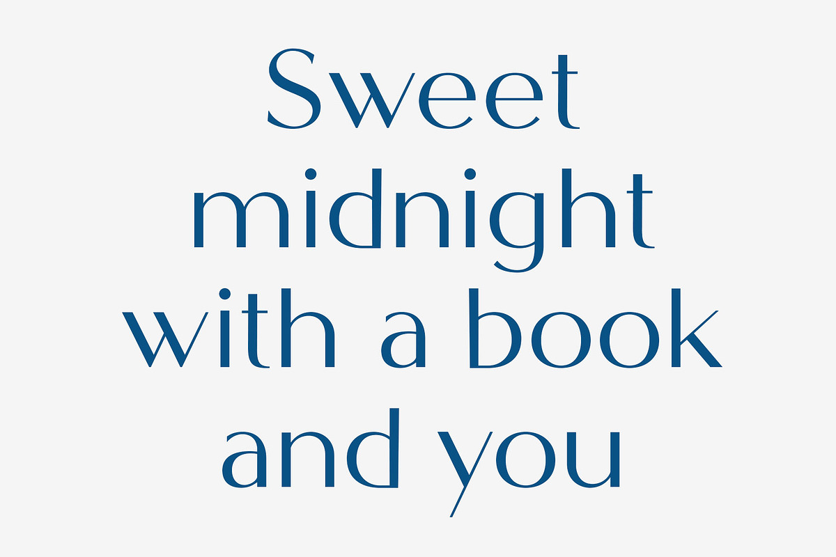 Midnight - Sans Serif Typeface, a Sans Serif Font by Dauum Works (Photo 4 of 7)