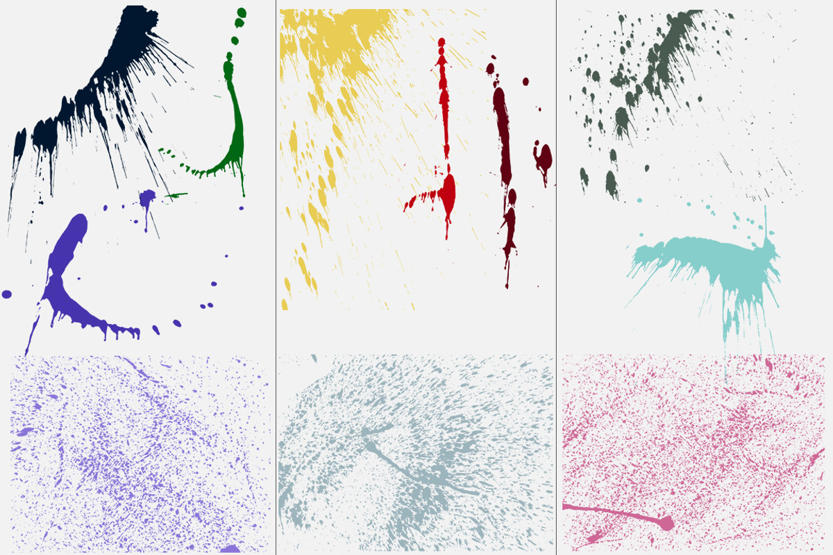 Paint Splash/ Paint Splatter, a Texture Graphic by DesignWorkz