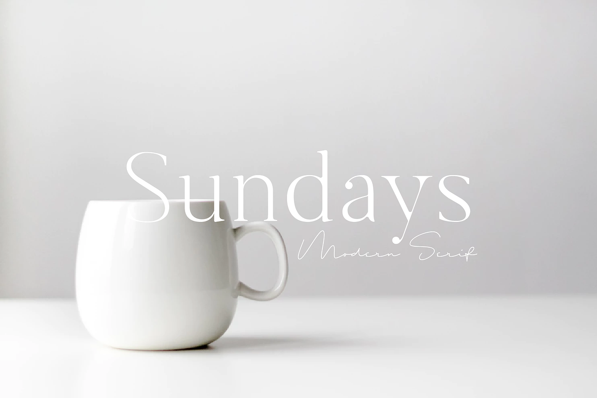 Sundays - Modern Serif Font