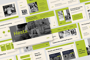 Hesta : School eClass Powerpoint, a Presentation Template by Punkl Camp