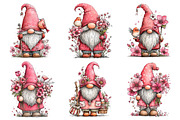 Whimsical Spring Gnome Clipart, an Illustration by Pixels.Craft (Thumbnail 5 of 5)