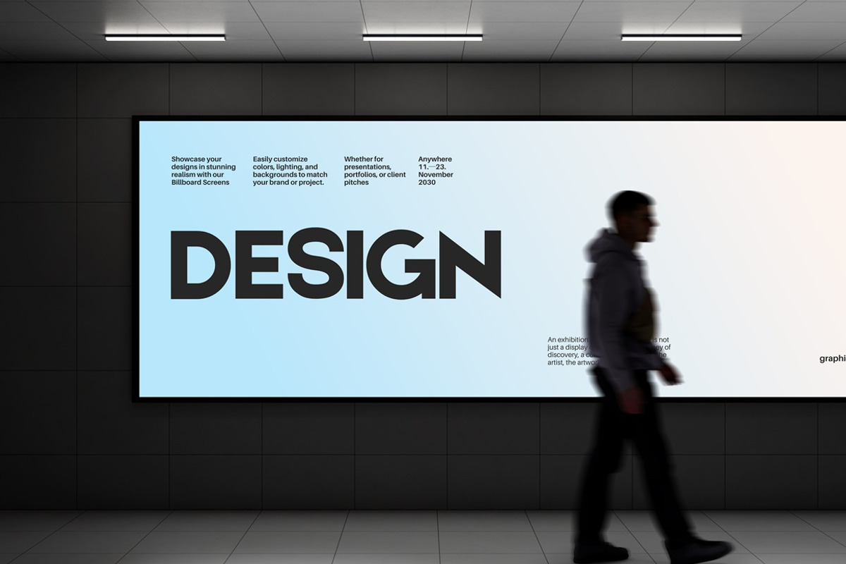 Billboard Screens Mockup, an Advertising Mockup by PixelPiknik (Photo 2 of 3)