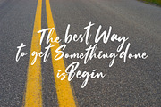 Ballitina Brushed Font, a Script Font by Lythcreative (Thumbnail 6 of 8)