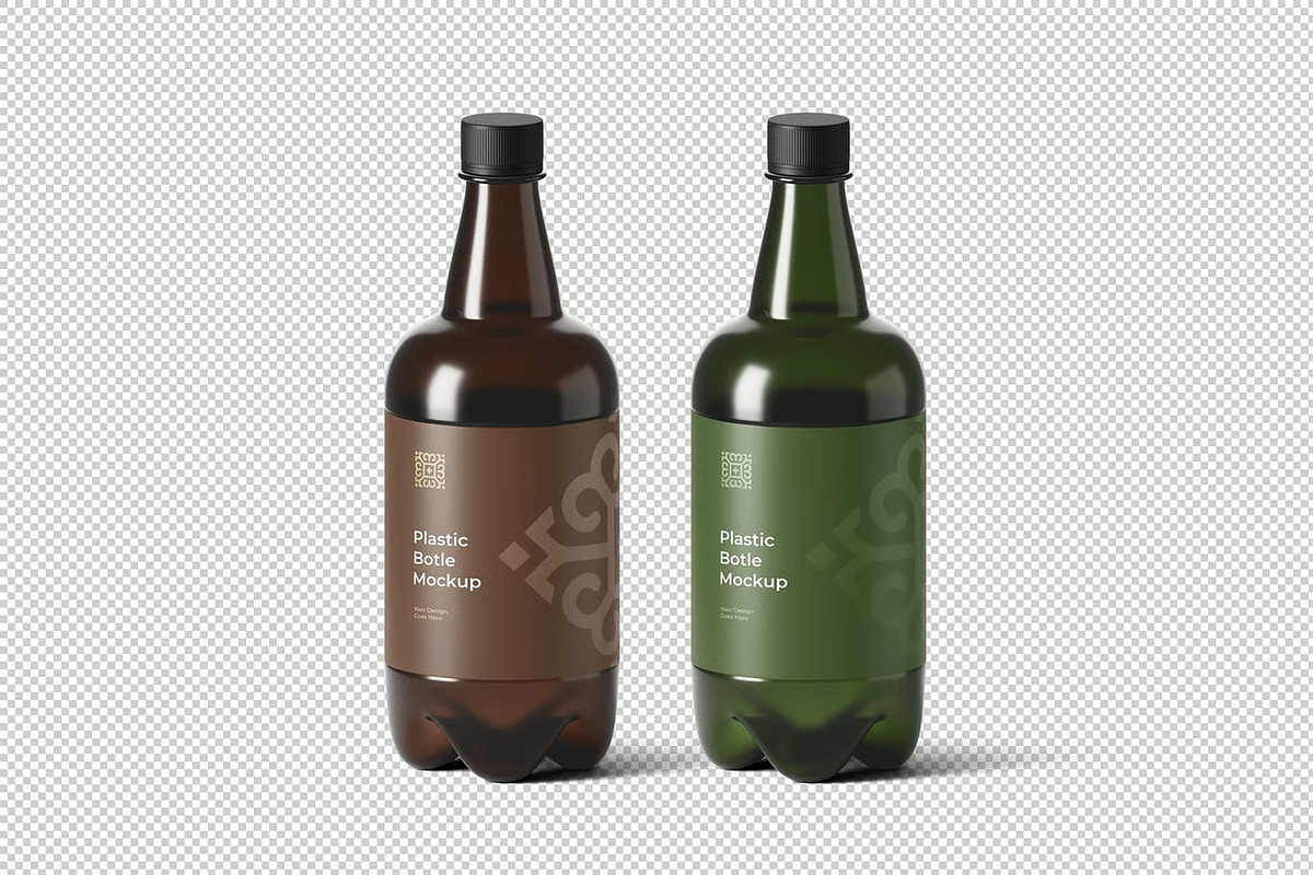 Plastic Bottle Mockup, a Product Mockup by zpackcreative (Photo 2 of 4)