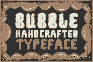 Handcrafted Bubble Font