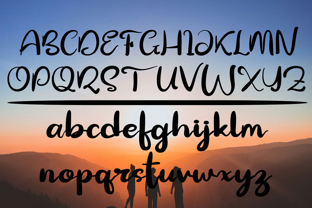 The Yuang, a Script Font by Canden Meutuah (Photo 5 of 5)