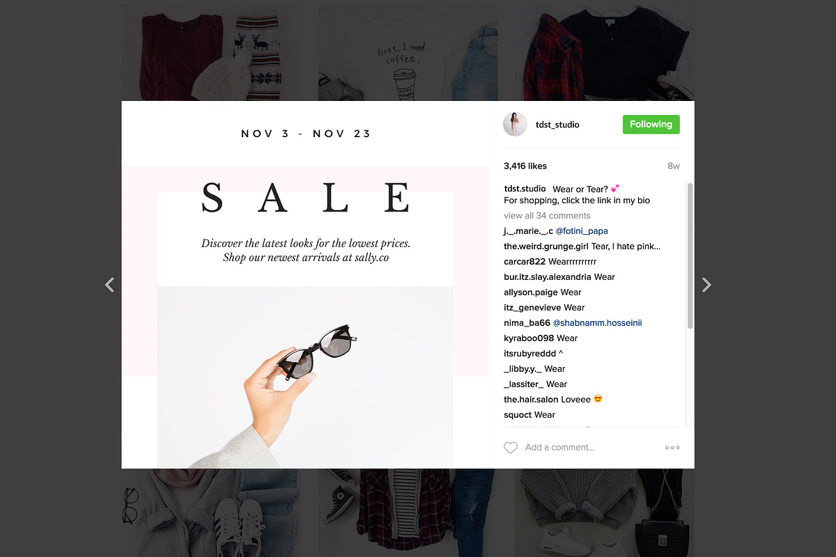 Hazel Instagram Pack, a Social Media Template by Crevo Studio (Photo 4 of 13)