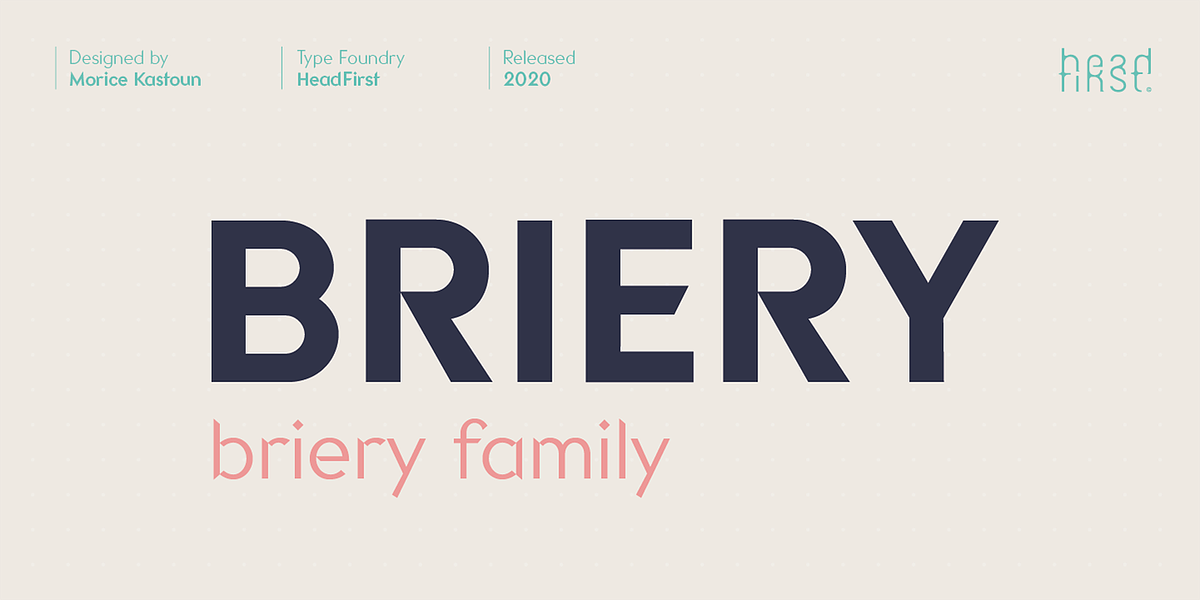 Briery, a Sans Serif Font by HeadFirst (Photo 2 of 18)