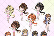 Gymnastics Clipart, a Sport Illustration by Masha  Studio (Thumbnail 3 of 8)