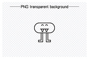 Cute Monster Avatars Illustrations, an Outline Icon by Designfour (Thumbnail 4 of 7)