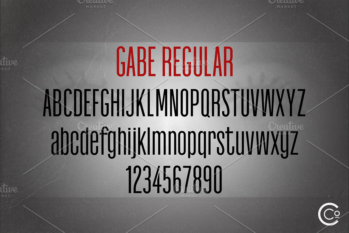 Gabe Sans - Tall Gothic Font Family preview 3