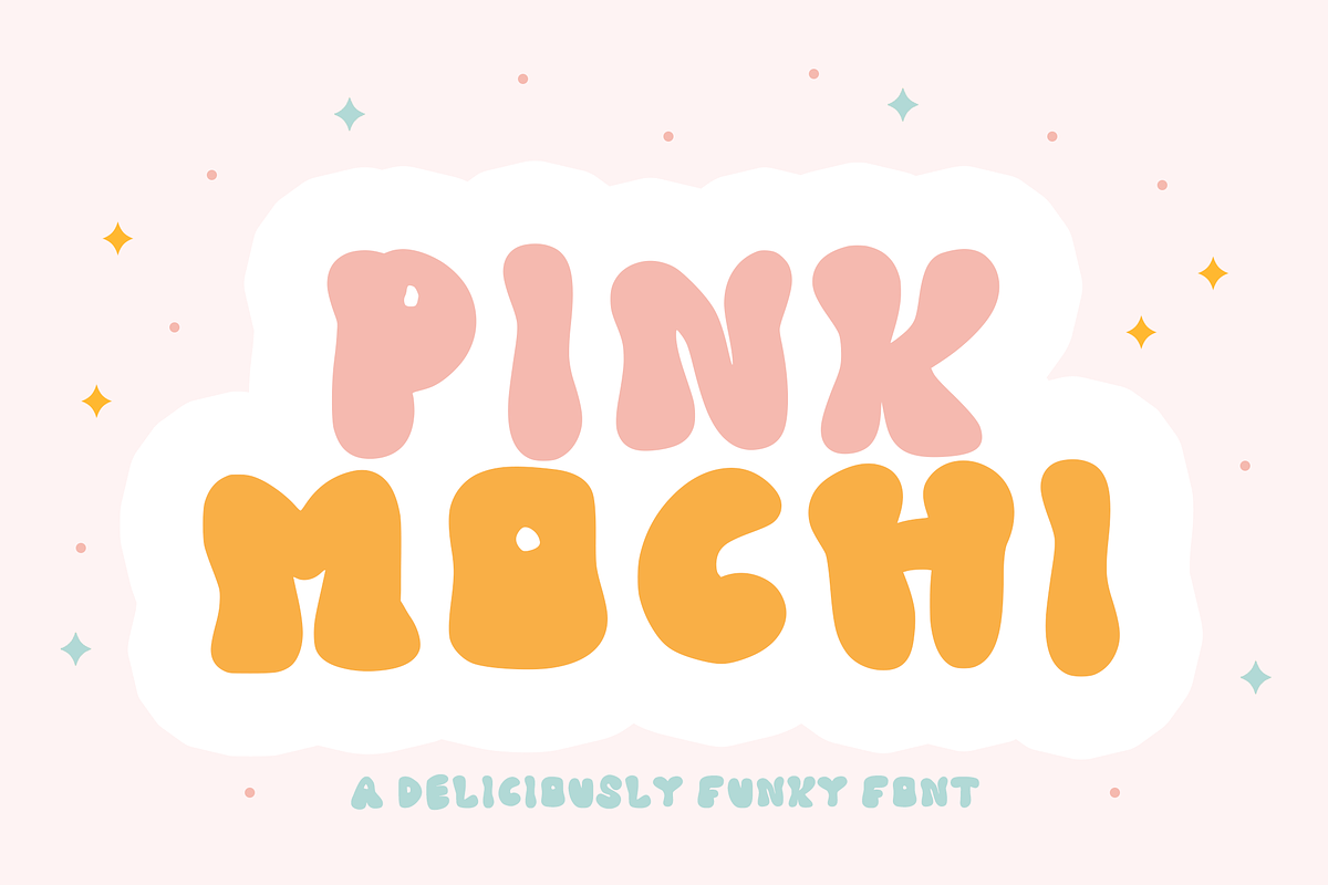 Pink Mochi Font, a Script Font by Little Paperies (Photo 1 of 4)