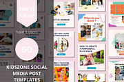 Kidszone Social Media Post Templates, a Social Media Template by BoontenStudio (Thumbnail 1 of 7)