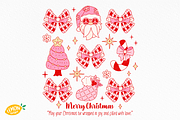Pink Christmas PNG Sublimation, a Seasonal Illustration by LemonDesign (Thumbnail 2 of 12)