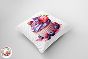 Watercolor Delicious Creamy Cupcake, an Object Graphic by Negarin Digital Art (Thumbnail 8 of 9)