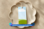 minimalist favor tag mockup, an Advertising Mockup by Rami's Mockups (Thumbnail 2 of 3)