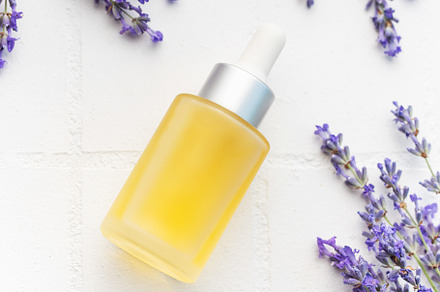 Lavender spa. Lavender  natural essential oil and fresh lavender, a Health & Medical Photo by Olena Rudo
