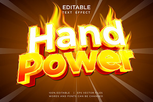 Hand Power Text Effect