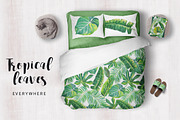 Tropical palm leaves, an Illustration by OJardin (Thumbnail 2 of 8)