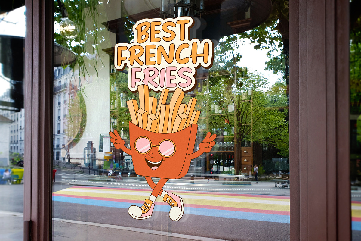 Groovy Fast Food Collection, a Food Illustration by Alla's Creations (Photo 15 of 15)