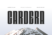 Cardera - Modern Tall Font, a Slab Serif Font by Viswal Studio (Thumbnail 1 of 6)