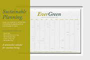 Undated Eco Calendar: Golden Straw, a Poster Template by Elibee (Thumbnail 4 of 6)