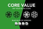 200 Core Values Icon Set, an Icon by Genestro Shop (Thumbnail 1 of 5)