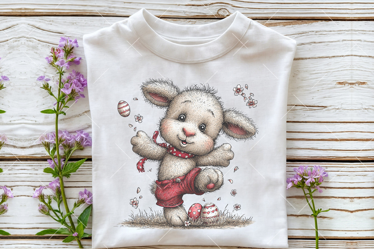 Whimsical Easter Lamb Clipart, an Illustration by OK Design (Photo 5 of 6)