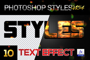 10 Creative Photoshop Styles V154