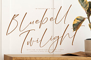 Bluebell Twilight, a Script Font by Integritype Studio (Thumbnail 1 of 15)